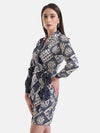 Printed Wrap Dress