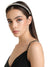 Partywear Silver-Black Stone Embed Hairband