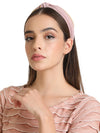Golden Striped Pink Hairband