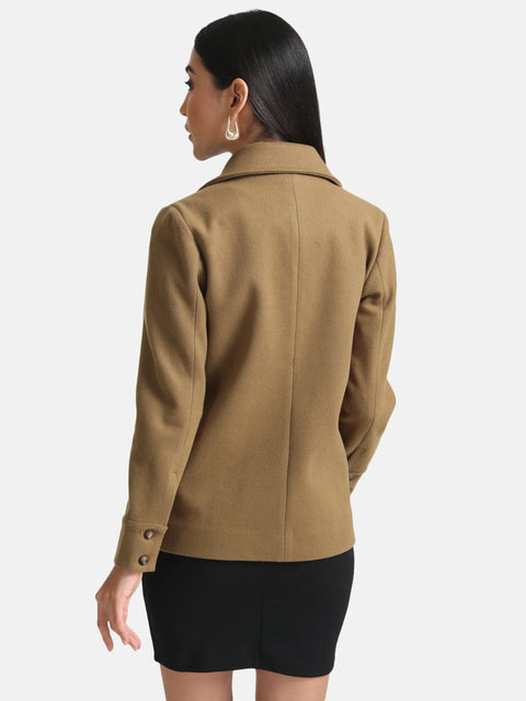 Short Double Breasted Overcoat