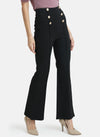 Trouser With Button Detail