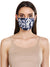 Abstract Print Layered Face Mask With Front Pleats