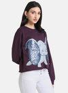 Dumbo Disney Printed Sequin Sweat