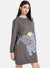 Dumbo Disney Printed Sequin Sweat Dress