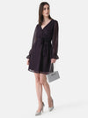 Lurex Wrap Dress