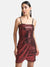 Wrap Stickon Sequin Mini Dress