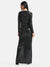 Stickon Sequin Wrap Maxi Dress With Slit