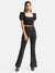 Stickon Sequin Flared Pants
