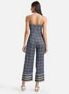 Printed Jumpsuit With Tie-Knot