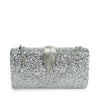 Leaf Detail Shimmer Clutch