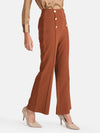 Flared Trousers With Buttons