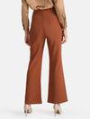 Flared Trousers With Buttons