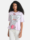 Dumbo Disney Printed T-Shirt With Sequin Work