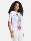 Dumbo Disney Printed T-Shirt With Sequin Work