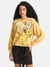 Lion King Disney Printed Sweat With Ruched Sleeves