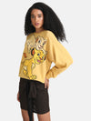 Lion King Disney Printed Sweat With Ruched Sleeves