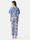 Printed Drop Shoulder Jumpsuit