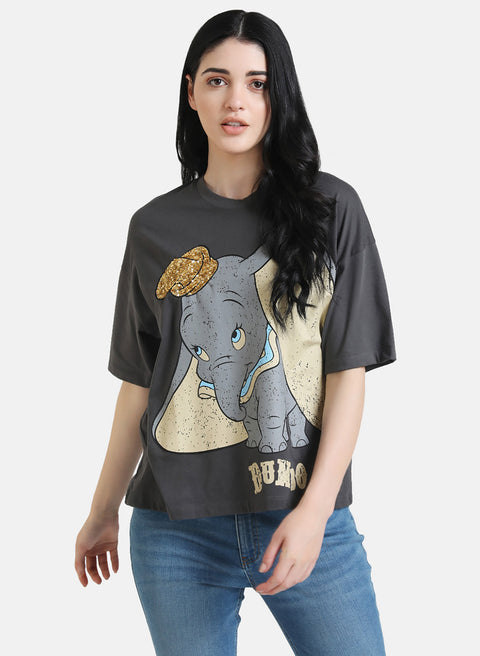 Dumbo Disney Printed T-Shirt With Sequin