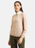 Shirt Collar Embellished Textured Pullover