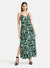 Speghatti Strap Printed Maxi Dress