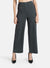 Straight Fit Trousers With Button Detail