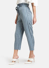 Paper Bag Striped Trouser