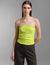 Front Ruched Tube Top