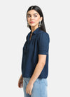 Classic Collar Half Sleeve Top