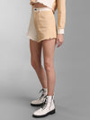 Twill Colour Blocked Shorts