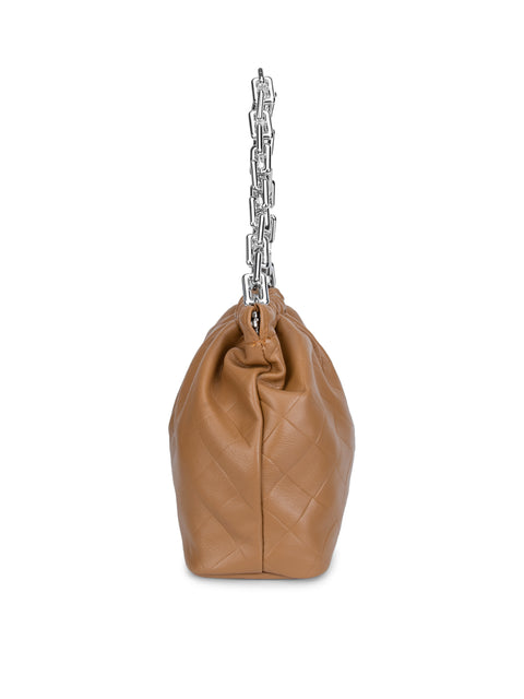 Pouch Bag With Metal Chain