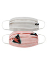 Kids Printed Face Mask Combo Of 2(Flamingo Print )