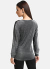 Lurex Knit Batwing Top