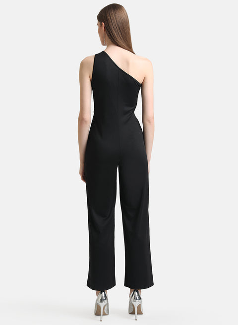 Jumpsuit With Knot Detail At Waist
