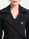 Button Detailed Overcoat WithBelt