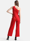 Jumpsuit With Knot Detail At Waist