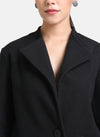 Overcoat With Buckle Detail At Sleeves
