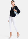 Velvet Top With Ruching At Front