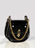 High Gloss Sling Bag With Chain Detail
