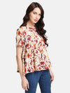 Floral Printed Ruffle Top