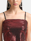 Stickon Sequin Scarf Top