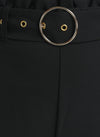 Paper Bag Trouser With Metal Chain Detail.