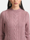 Cable Knit Turtle Neck Pullover