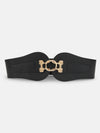 Broad Belt With Interlock Buckle