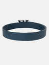 Kz Gunmetal Vegan Leather Belt