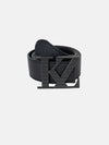 Kz Gunmetal Vegan Leather Belt