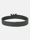 Kz Gunmetal Vegan Leather Belt