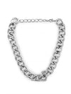 Silver Chain Link Necklace