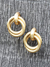 Golden Statement Studs