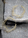 Geometric Gold Hoops