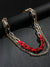 Chunky Red Chain Necklace
